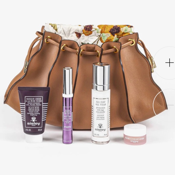Ulla Johnson X Sisley bag and skincare